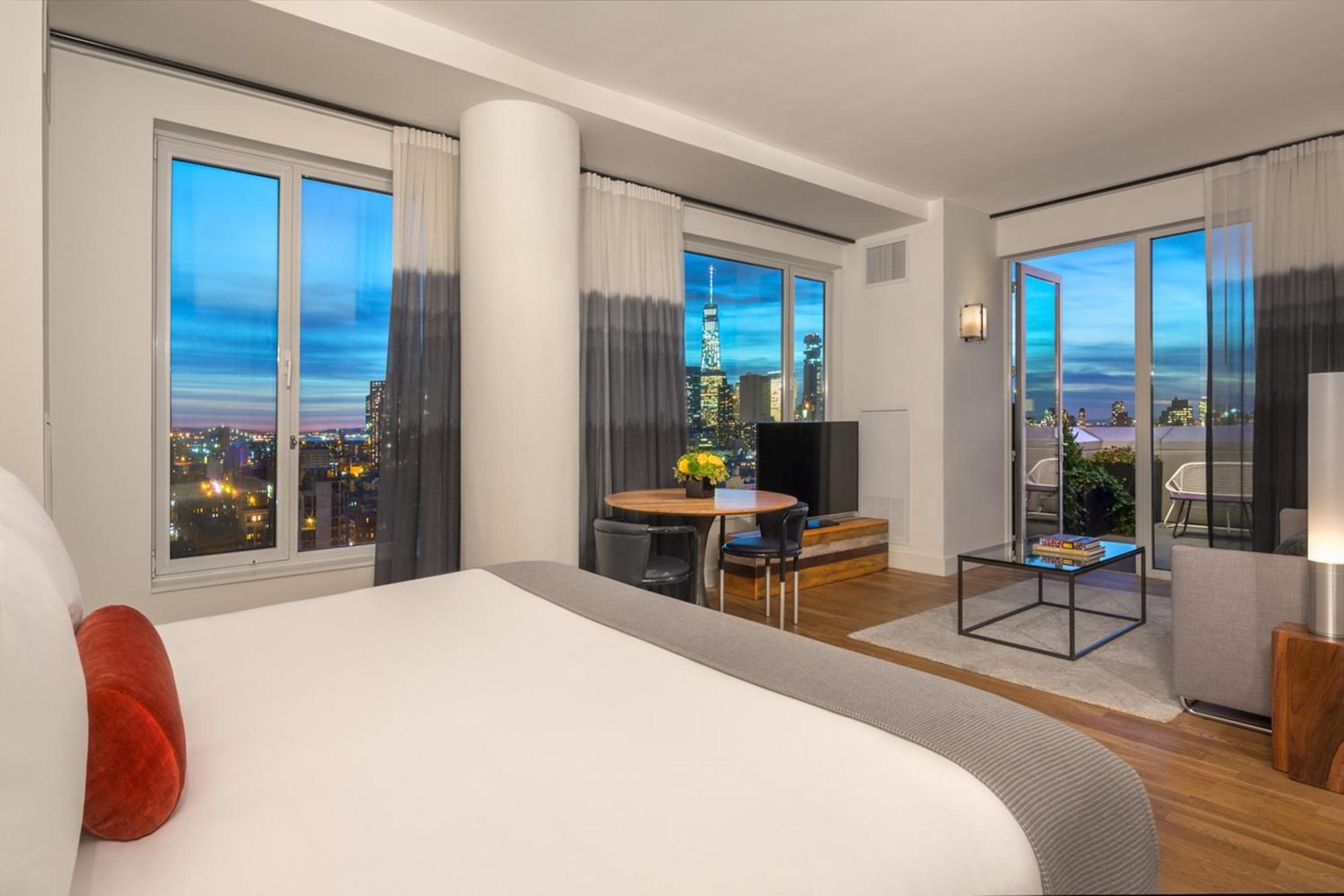 Deluxe Studio-Suite mit Kingsize-Blick und Stadtblick - Nichtraucher