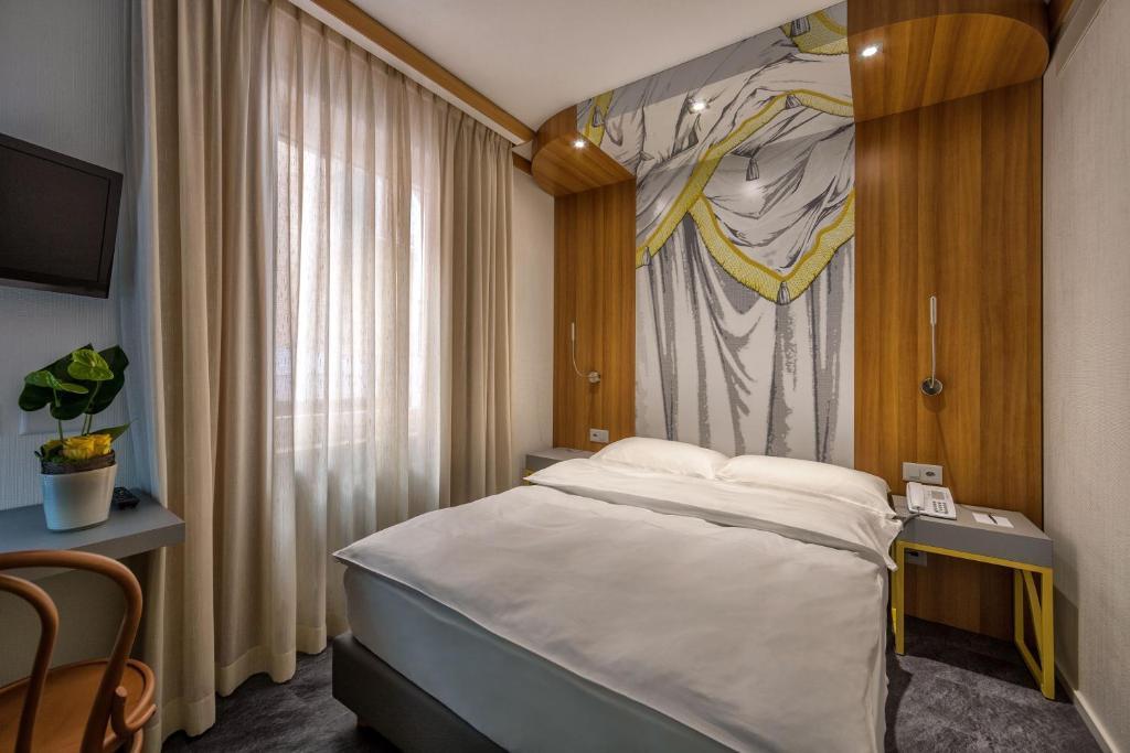 Budget Einzelzimmer mit Blick auf den Innenhof