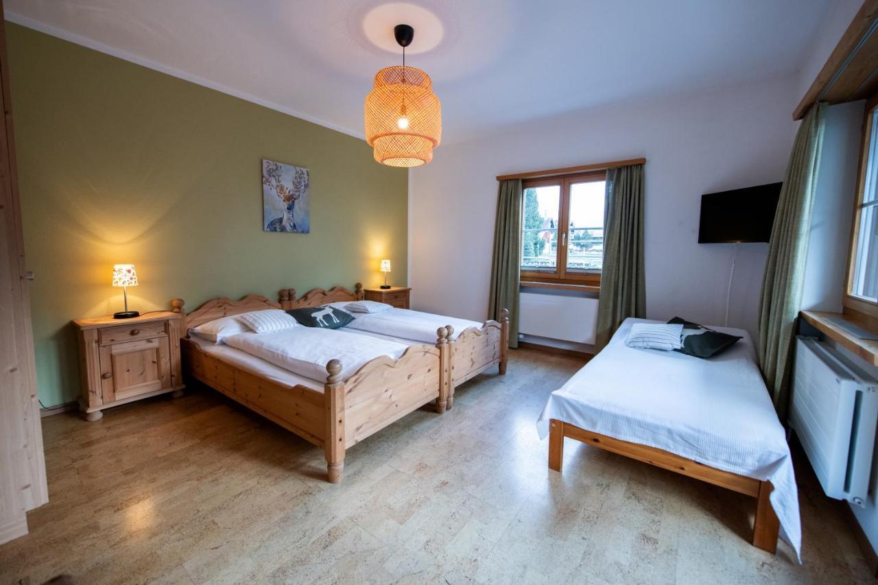 Apartment mit Gartenblick