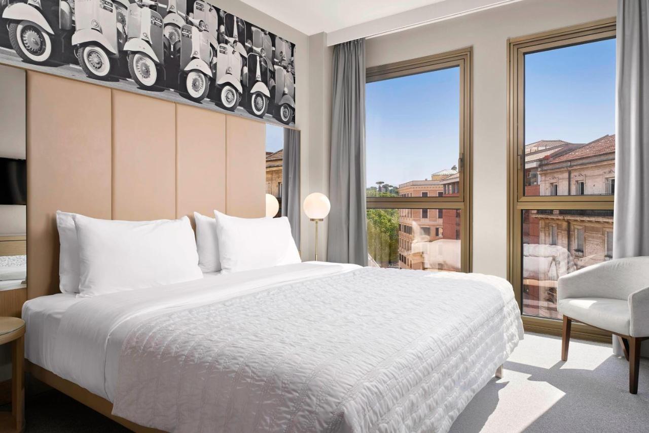 Deluxe Dreibettzimmer mit eingeschränkter Aussicht - größeres Zimmer