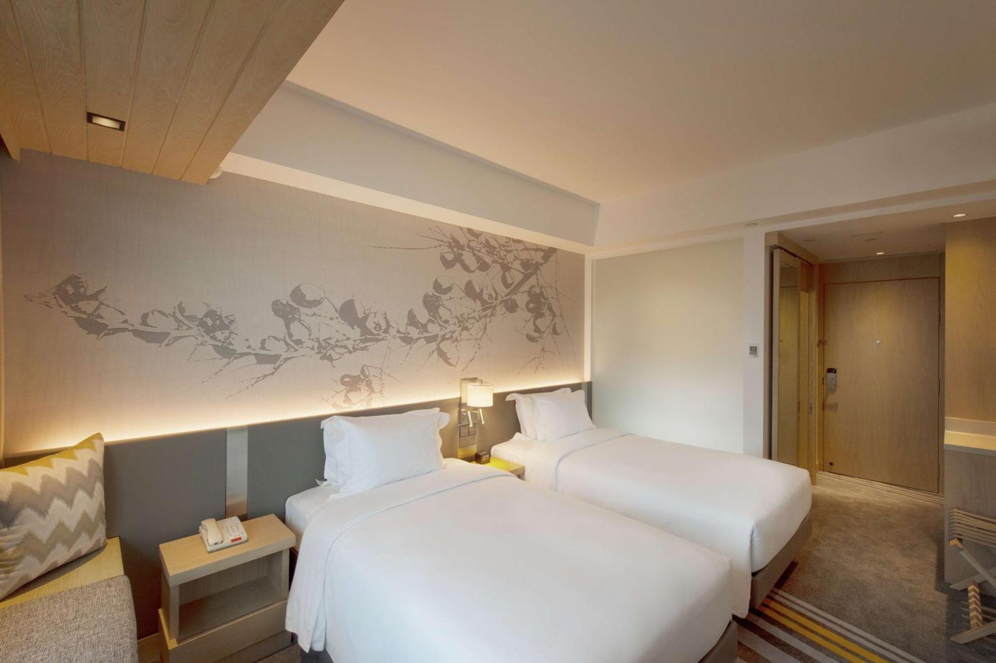 Deluxe Zweibettzimmer mit Stadtblick
