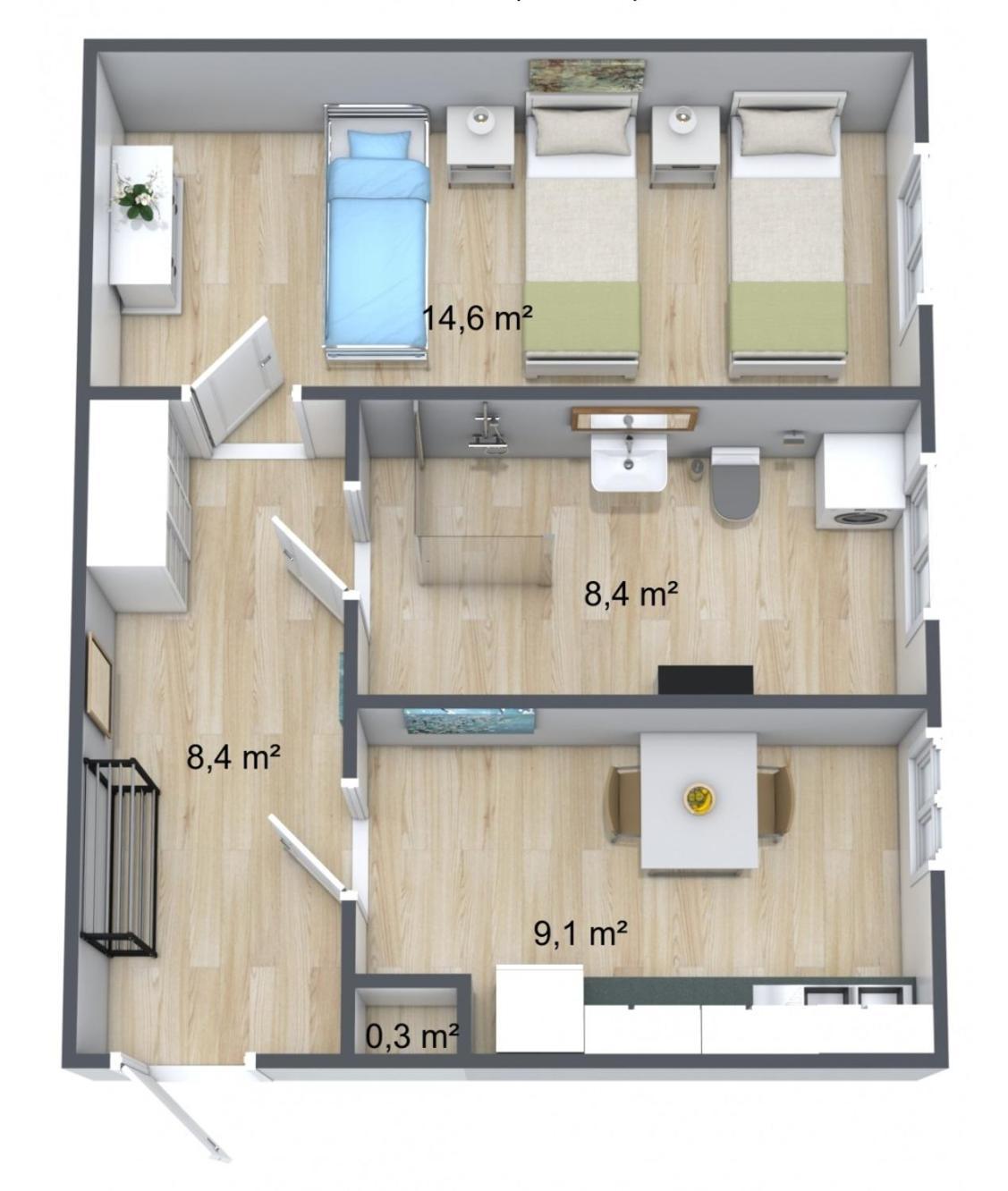 Apartment - Erdgeschoss