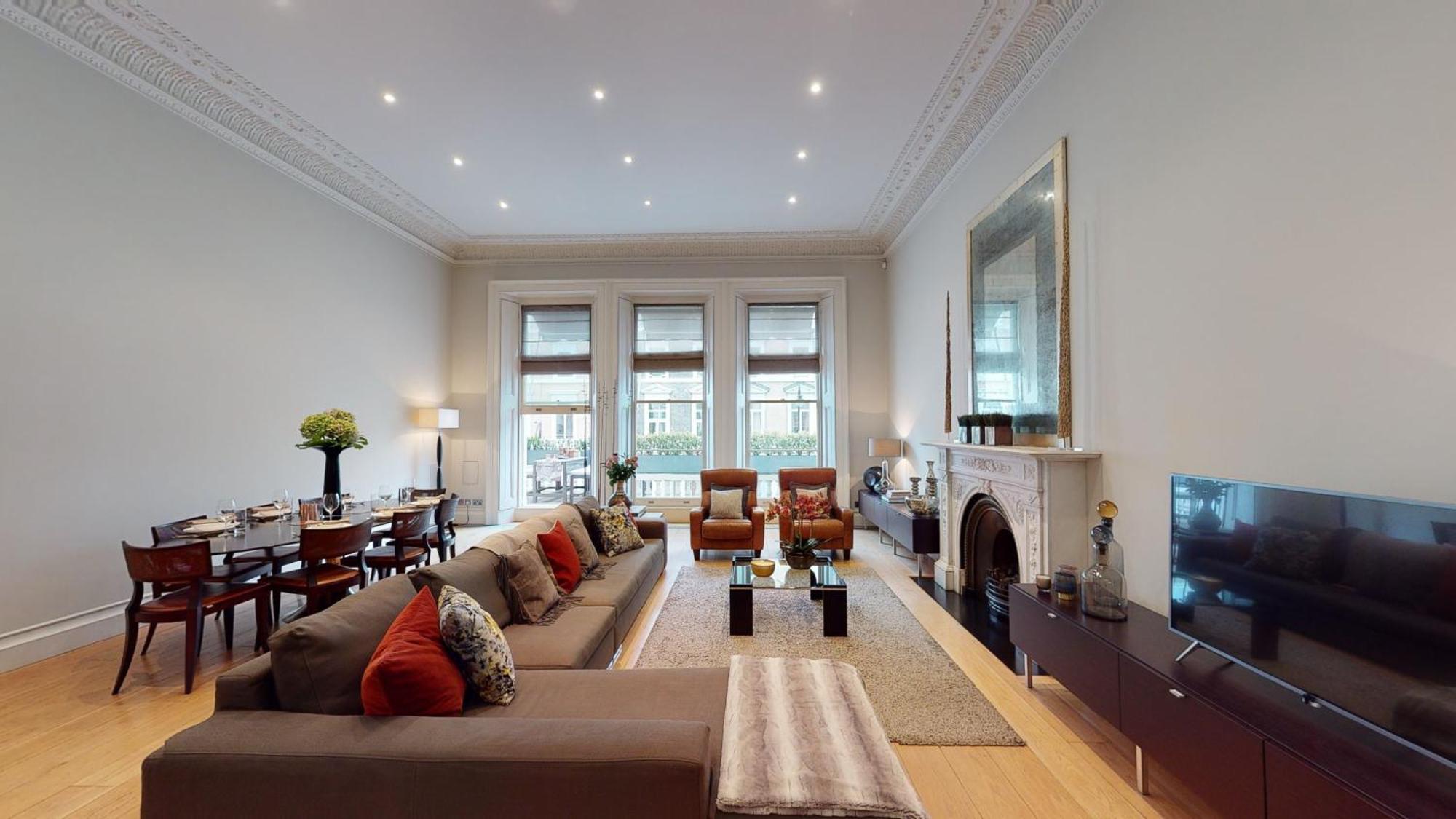 Apartment mit 1 Schlafzimmer und Balkon