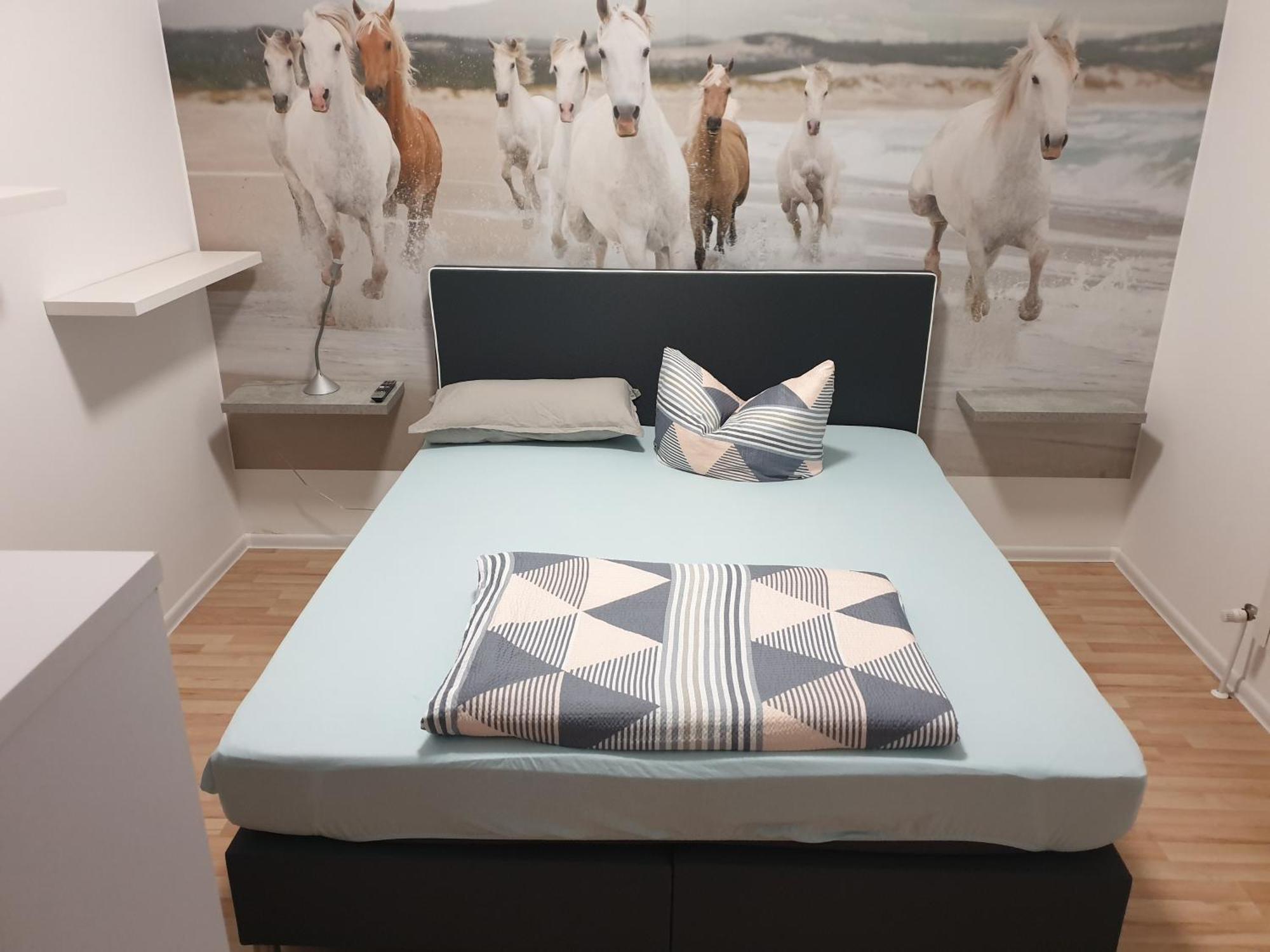 Doppel-/Zweibettzimmer mit Dusche