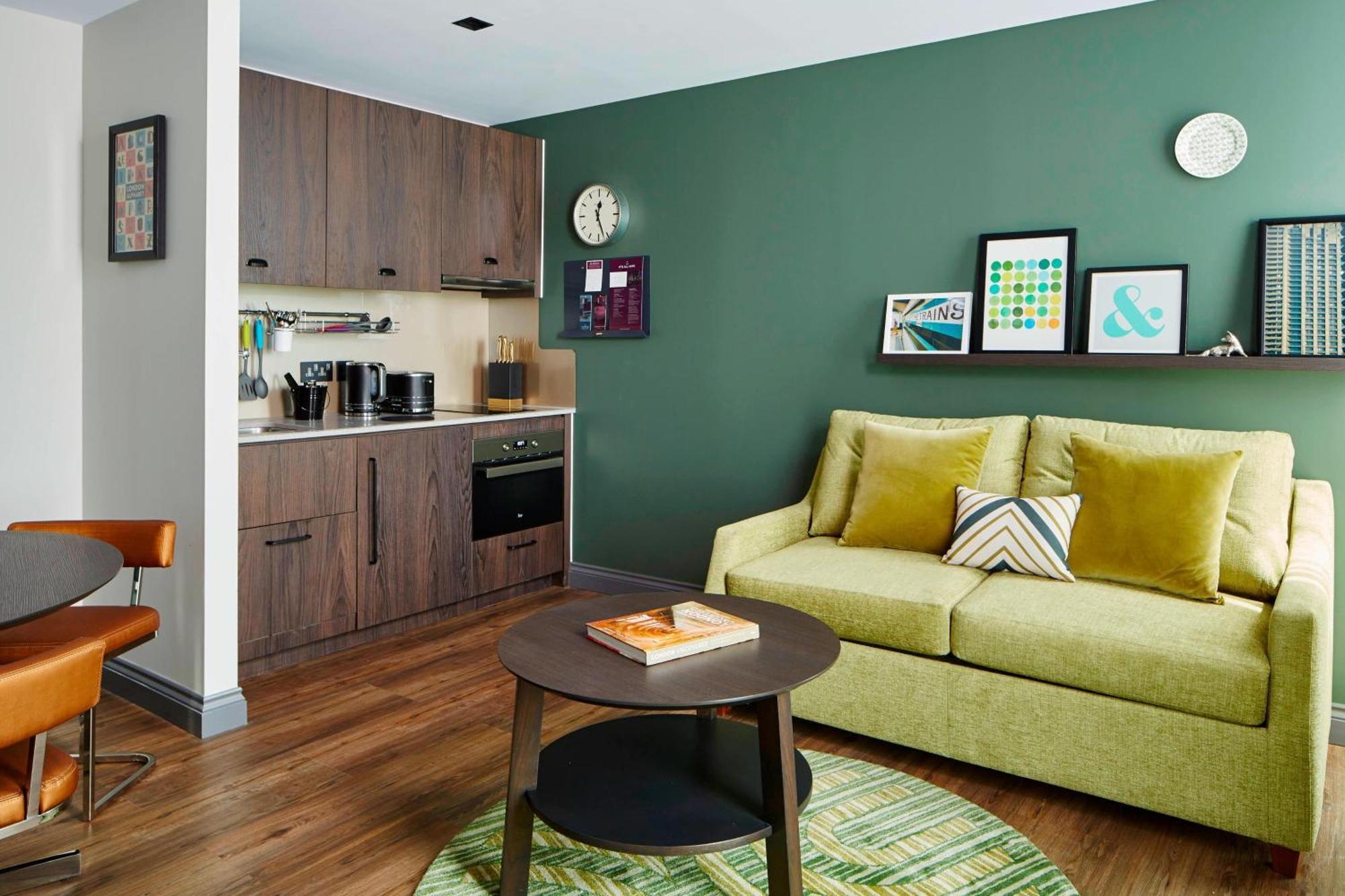 Deluxe Suite mit 1 Schlafzimmer und Stadtblick