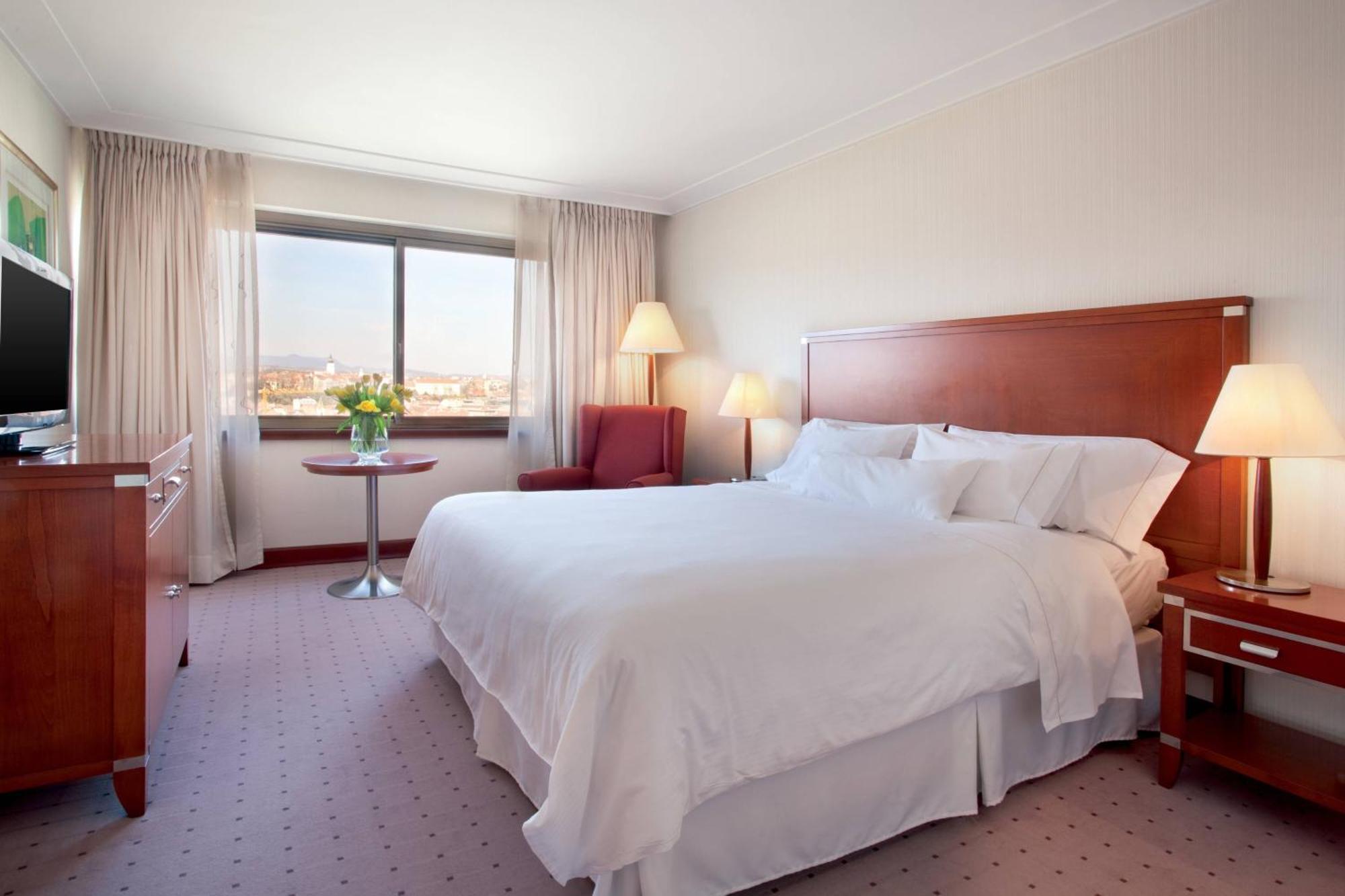 Größere Deluxe Suite mit 1 Schlafzimmer und Stadtblick