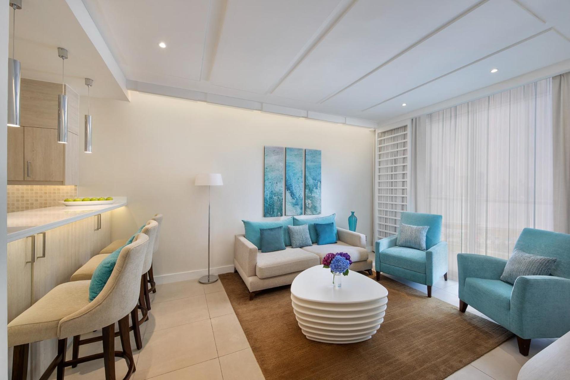 Apartment mit 1 Schlafzimmer, Balkon – Zugang zum Strand und dem Infinity-Pool auf dem Dach sowie Zugang zum Kids Club