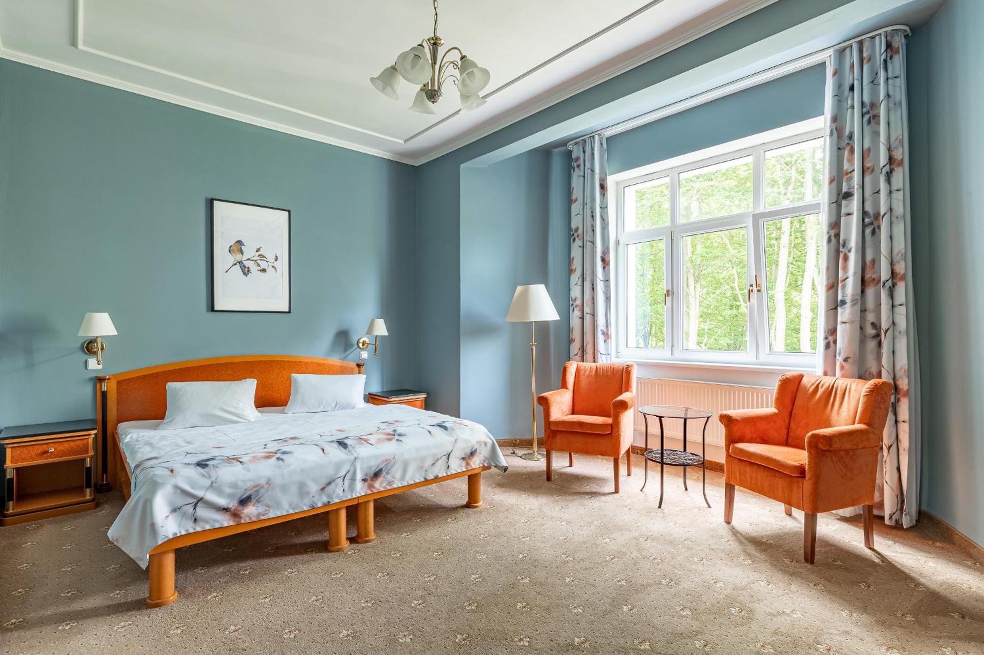 Doppelzimmer mit Zugang zur Sauna