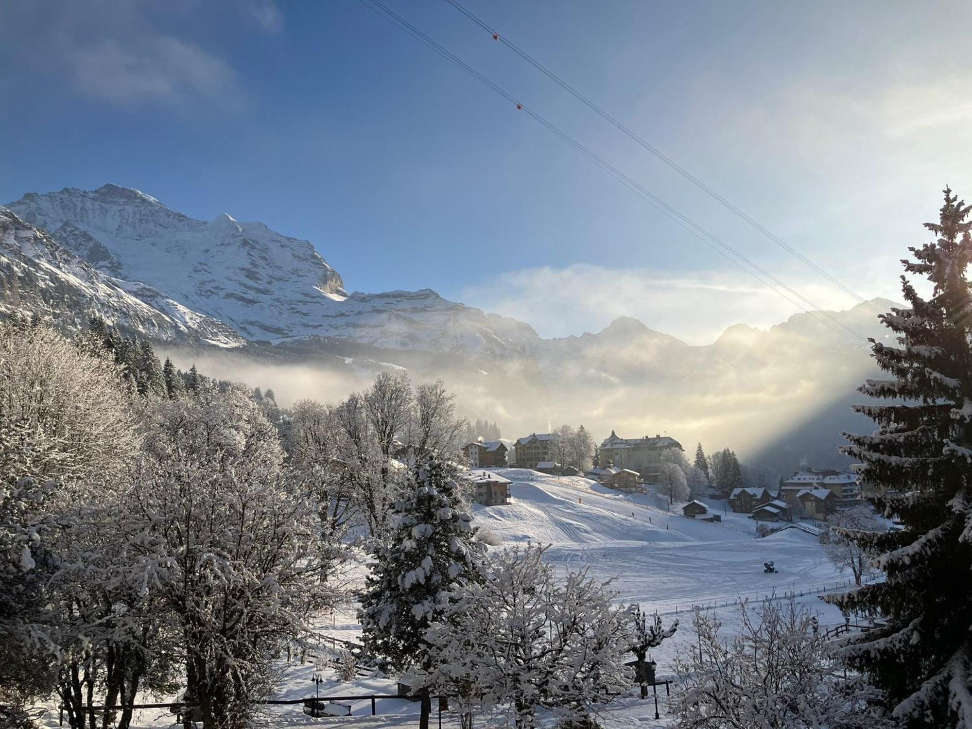 Einzelzimmer mit Bergblick
