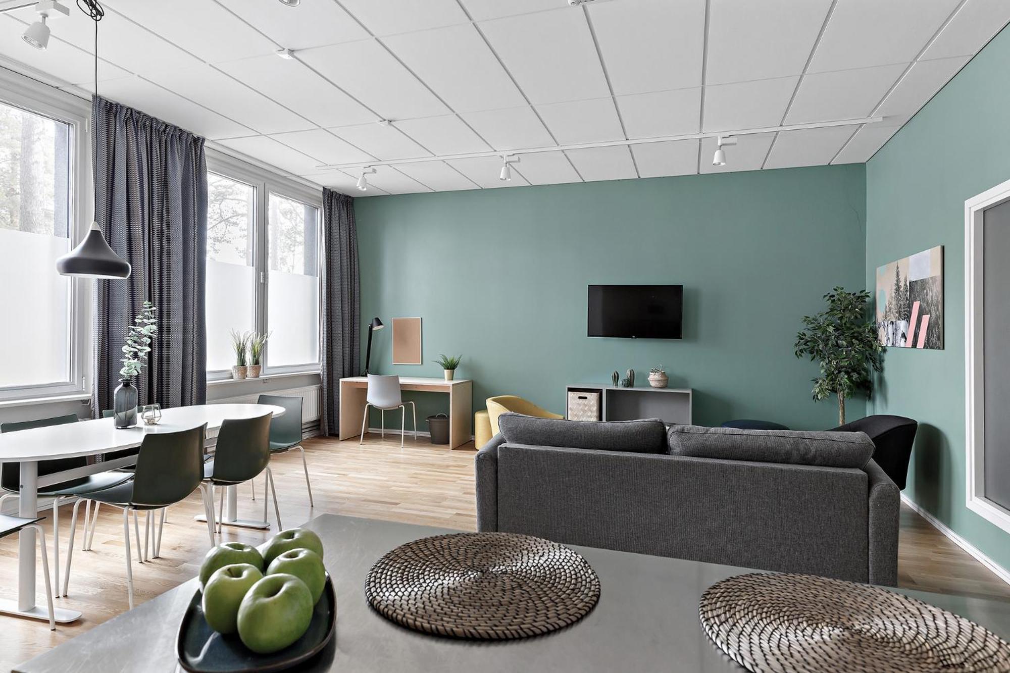 Vierbettzimmer mit eigenem Bad