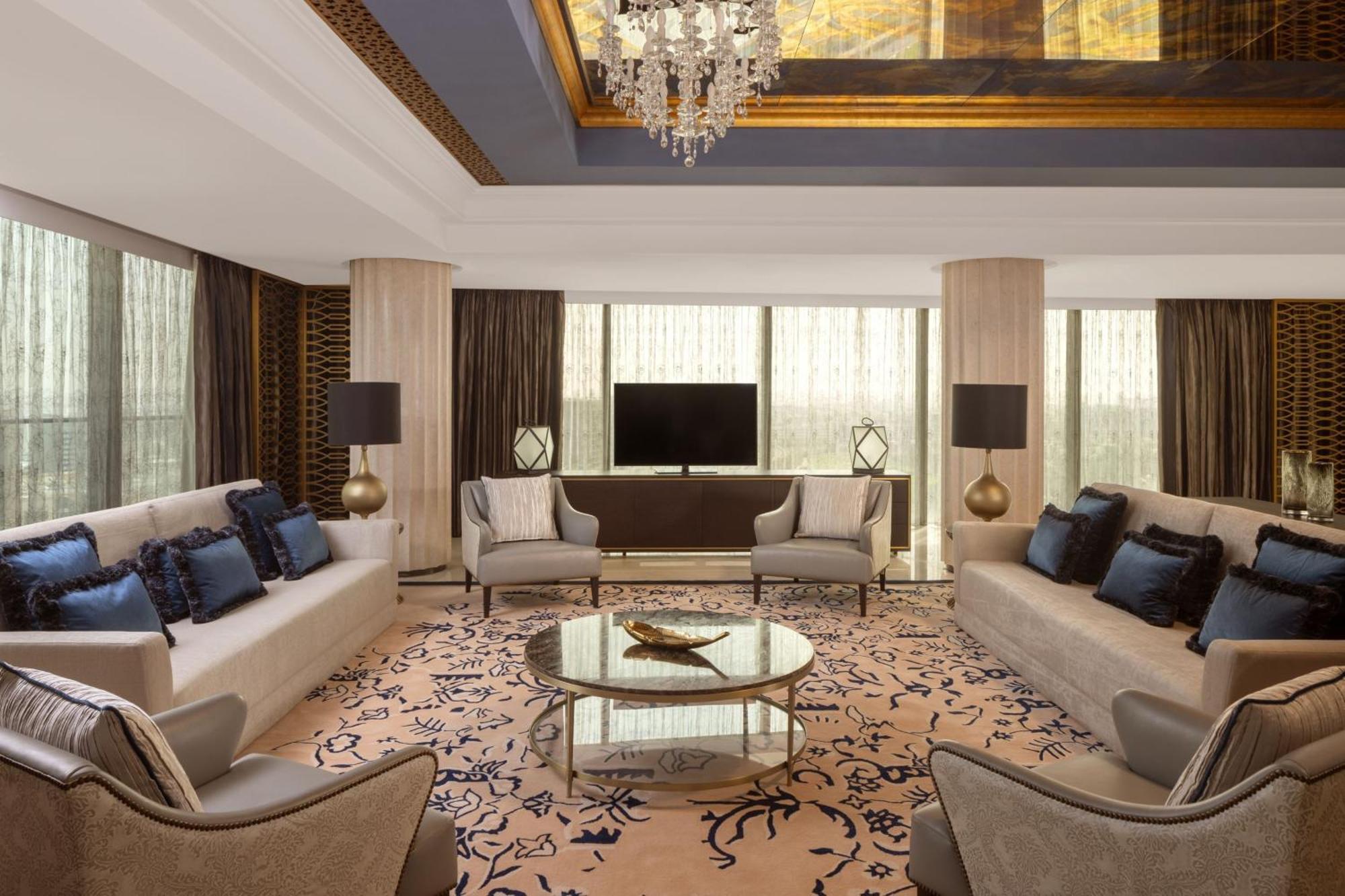 Presidential Suite mit 1 Schlafzimmer, Kingsize-Bett und Wasserblick