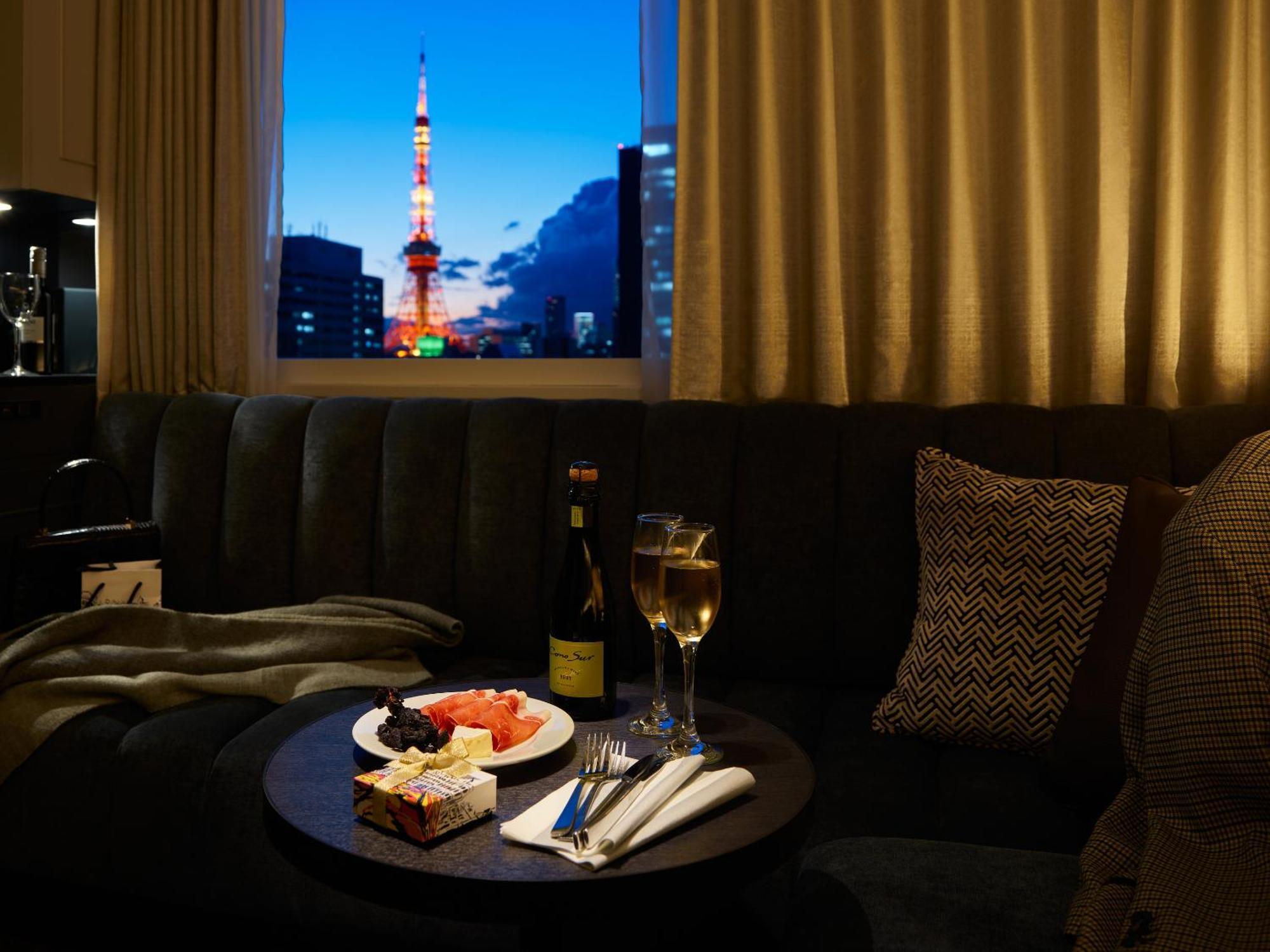 Superior Zweibettzimmer mit Blick auf den Tokyo Tower