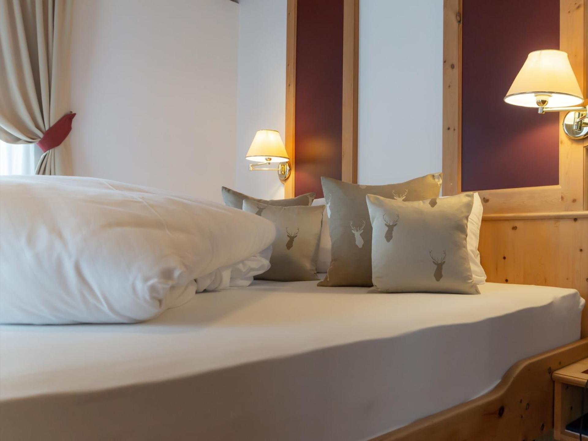 Standard Zweibettzimmer mit Bergblick