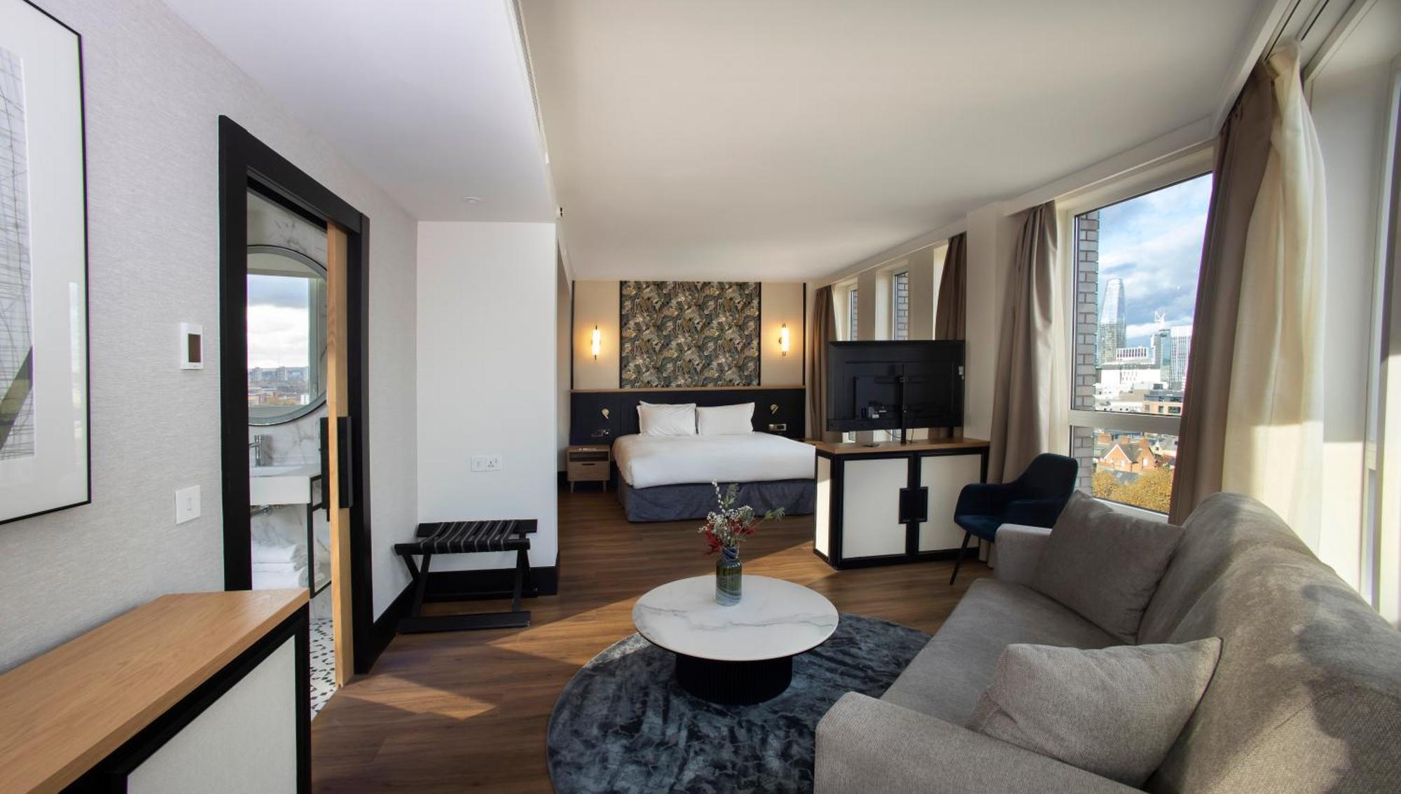 Junior Suite mit Blick in den Himmel