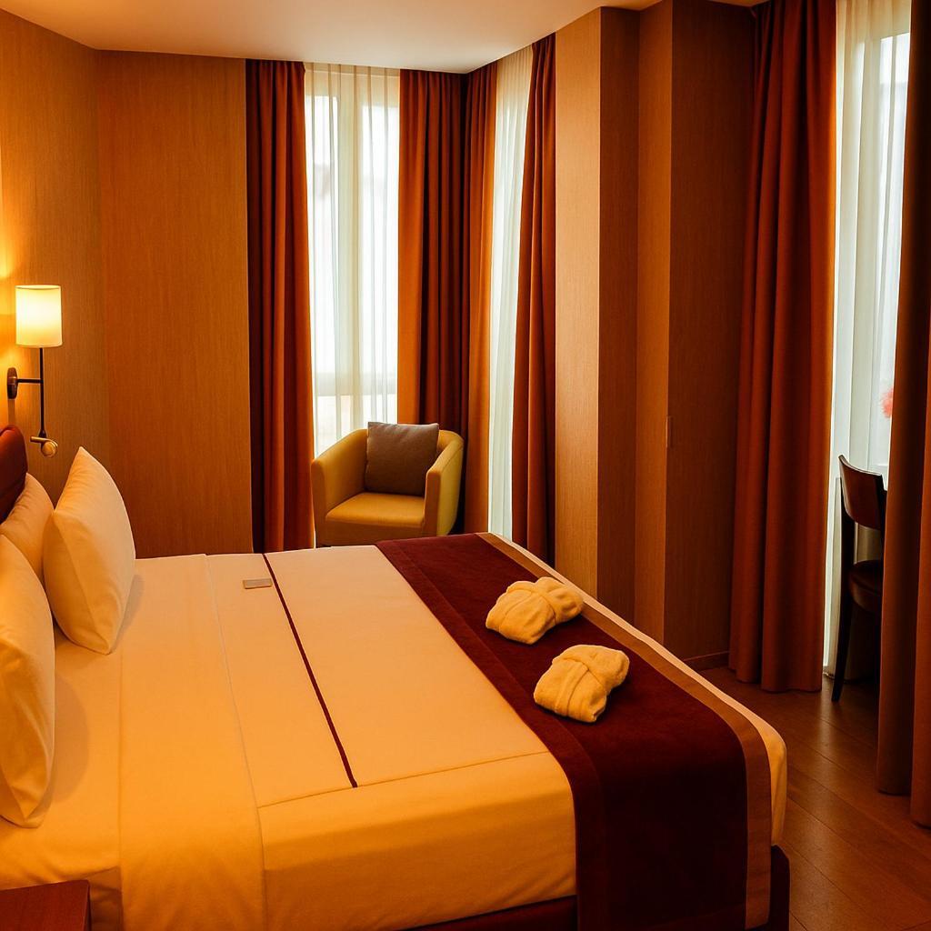Deluxe Doppelzimmer mit Blick auf den Bosporus - kostenfreier Zugang zum Spa