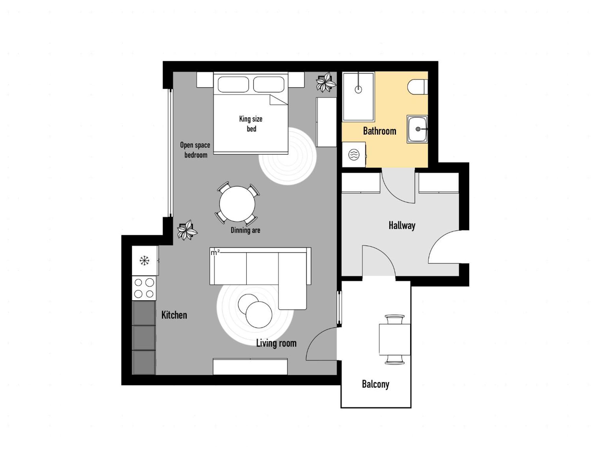 Junior Suite mit Balkon