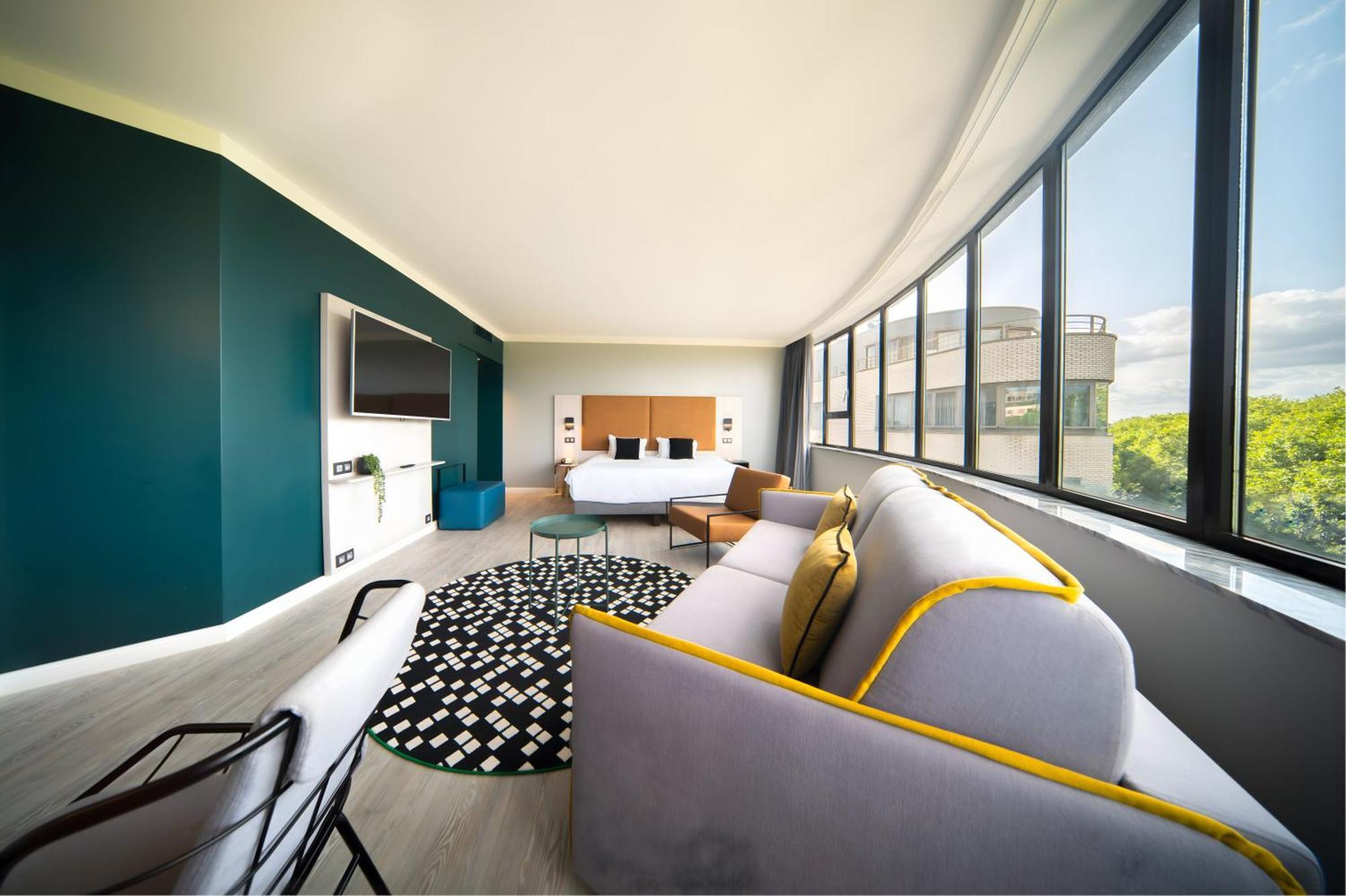 Junior Suite mit Kingsize-Bett und Schlafsofa
