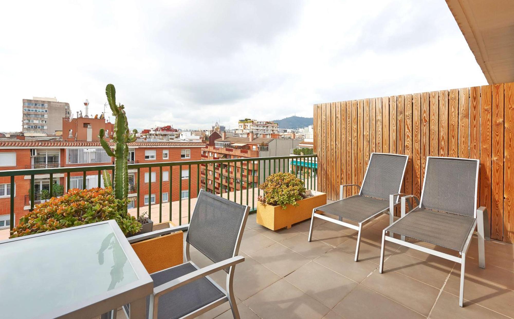 Superior Doppel- oder Zweibettzimmer mit Aussicht und Terrasse