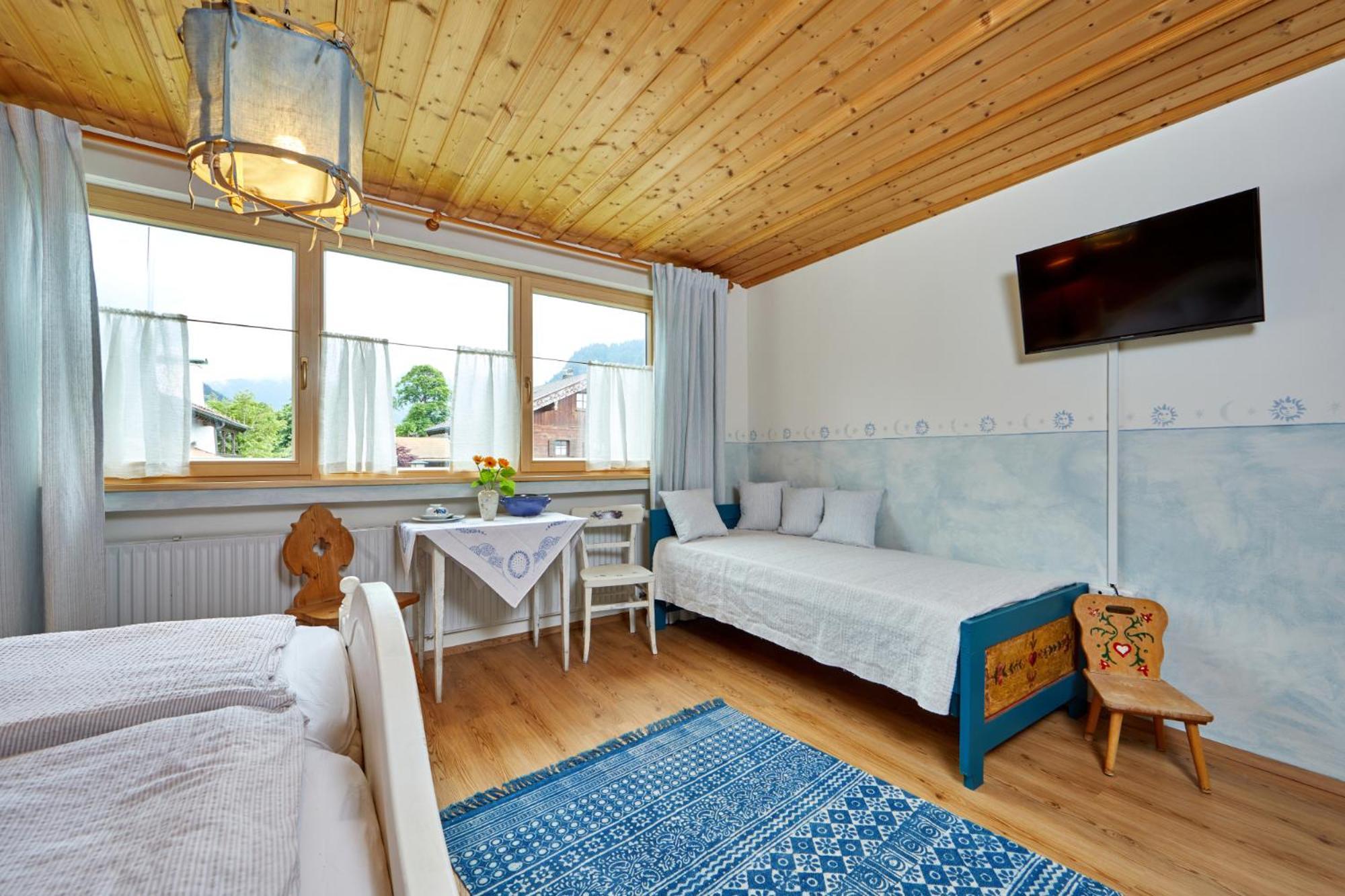 Dreibettzimmer mit Aussicht