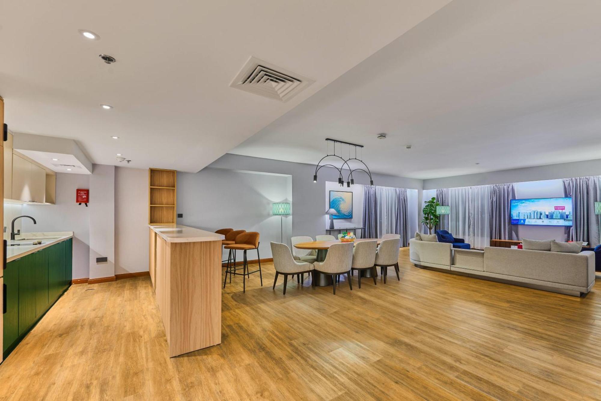 Penthouse-Suite mit 2 Schlafzimmern und Terrasse