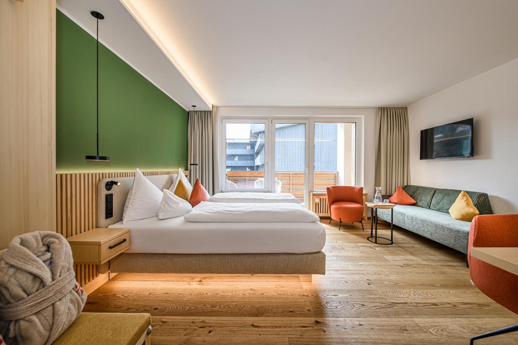 Doppelzimmer mit Bergblick