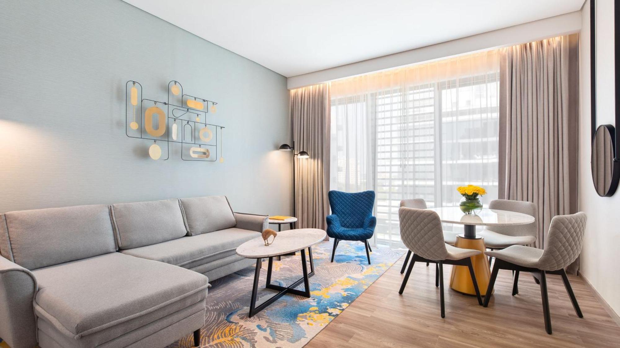 Suite mit 1 Schlafzimmer, Schlafsofa und Stadtblick