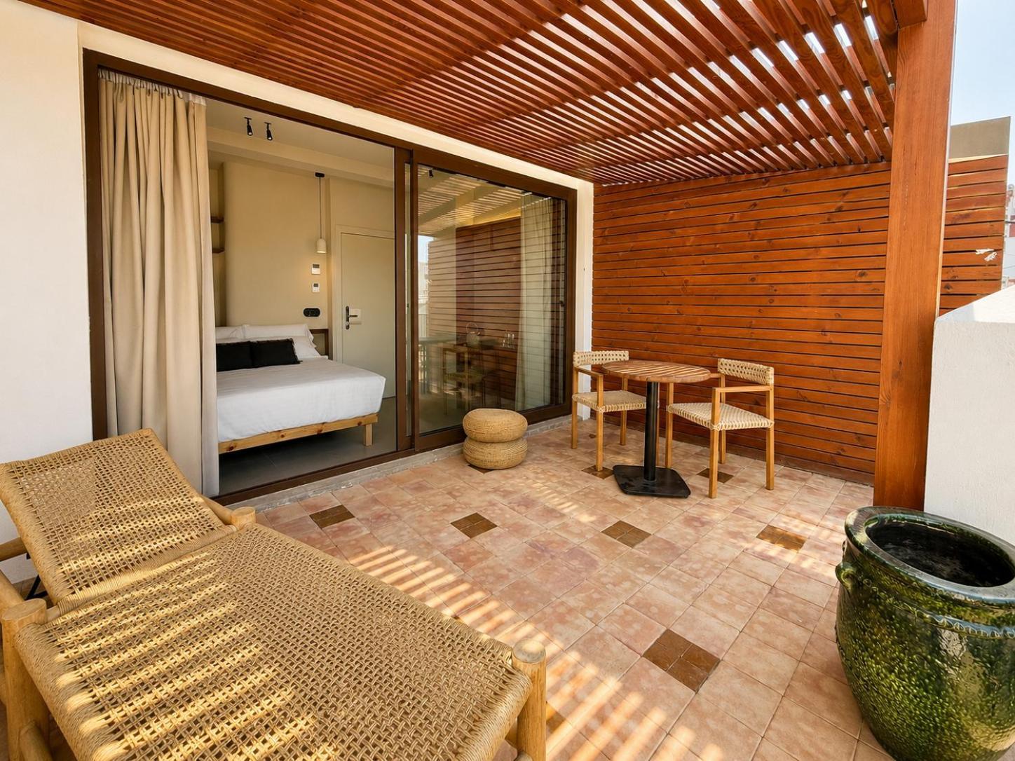 Doppelzimmer mit Terrasse