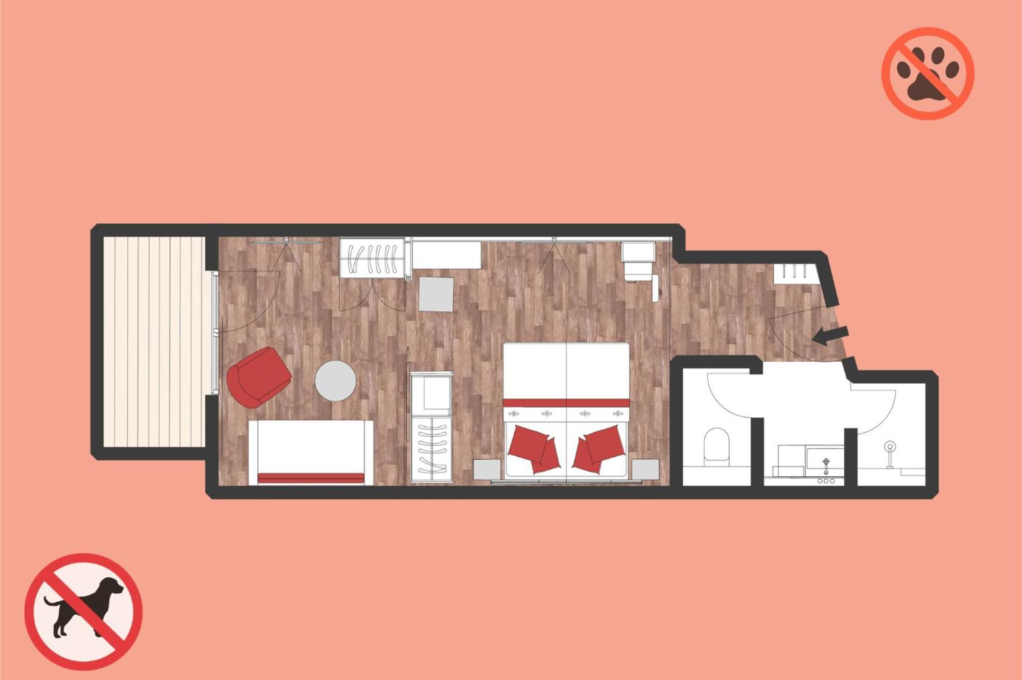 Junior Suite mit Balkon