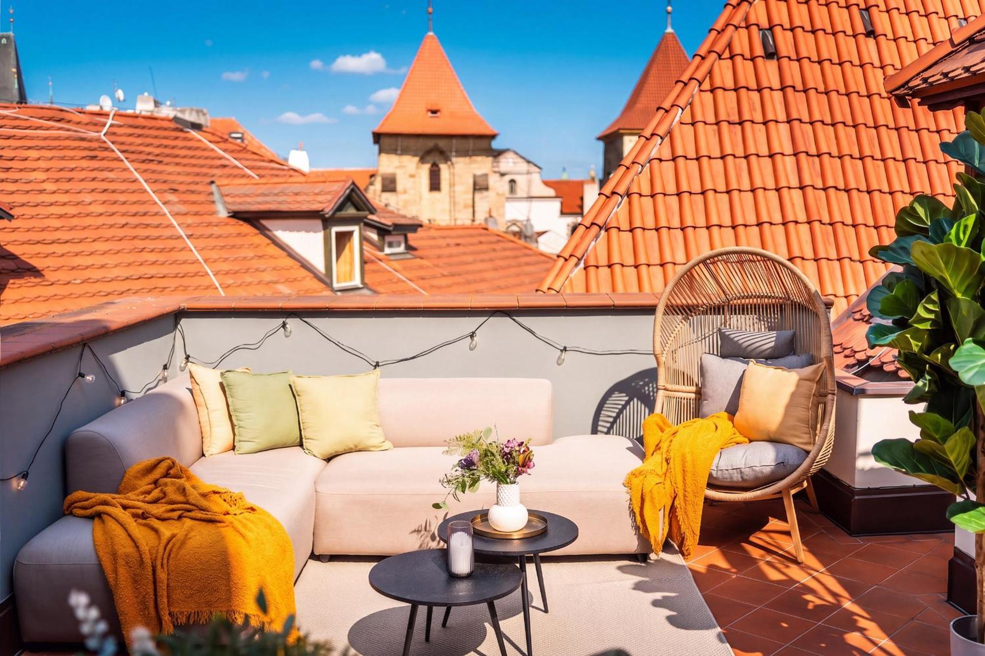 Suite mit Kingsize-Bett und Terrasse