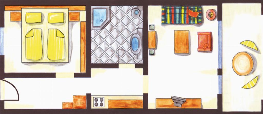 Luxus Apartment (1-3 Erwachsene)