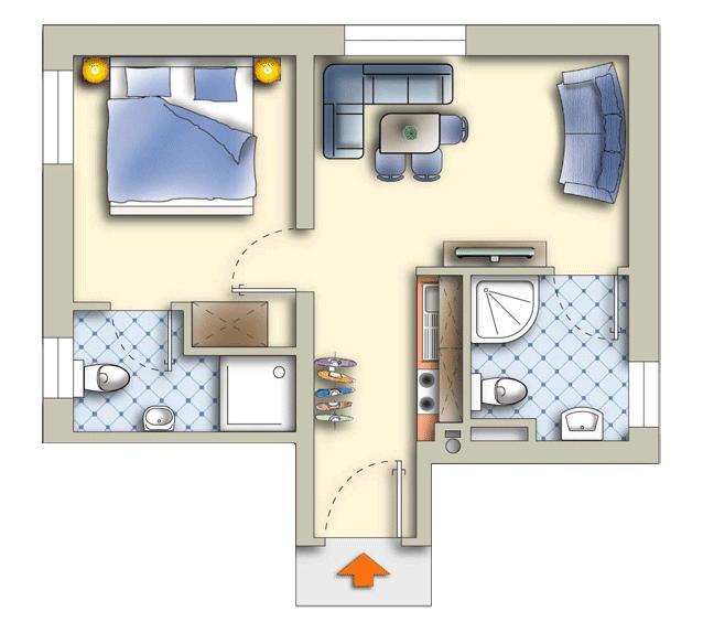 Apartment - Erdgeschoss
