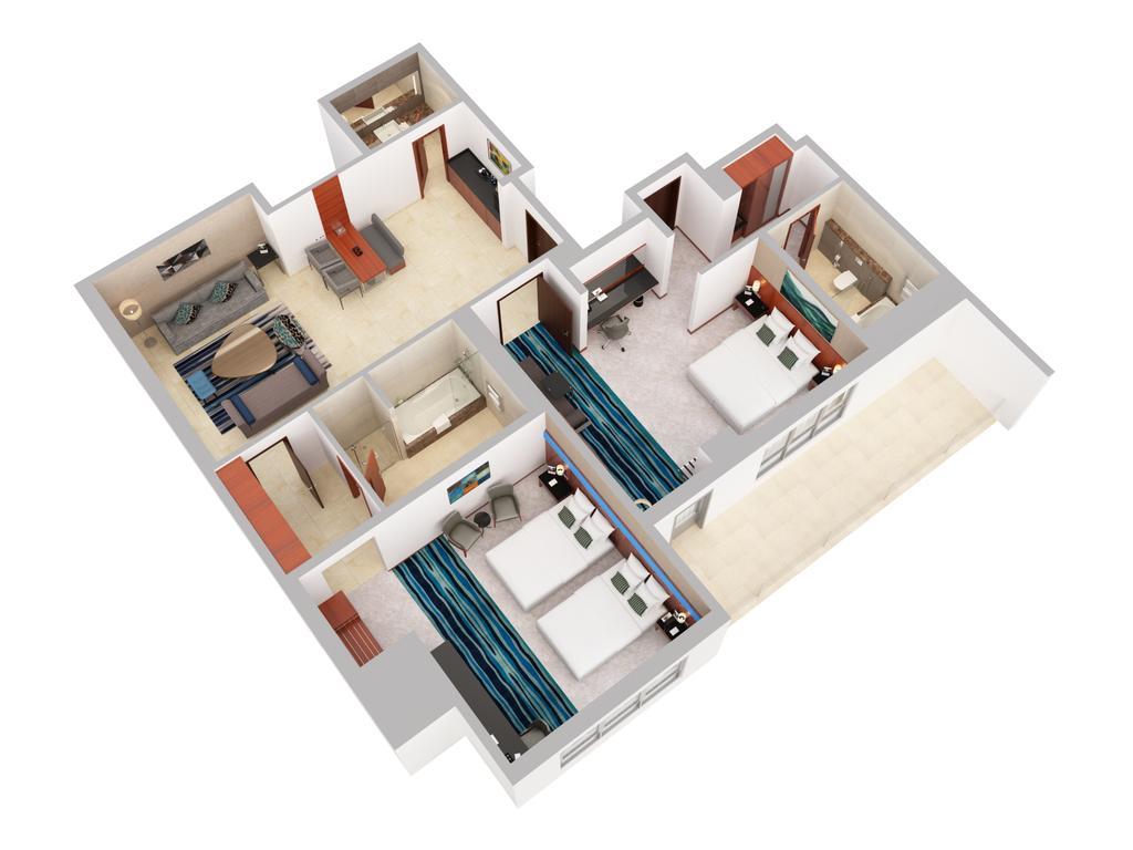 Deluxe Suite mit 2 Schlafzimmern