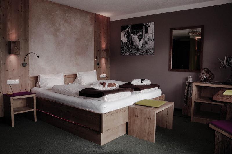 Superior Doppel- oder Zweibettzimmer mit Bergblick (2 Erwachsene + 1 Kind)