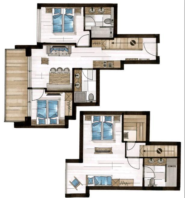 Luxus Penthouse Apartment