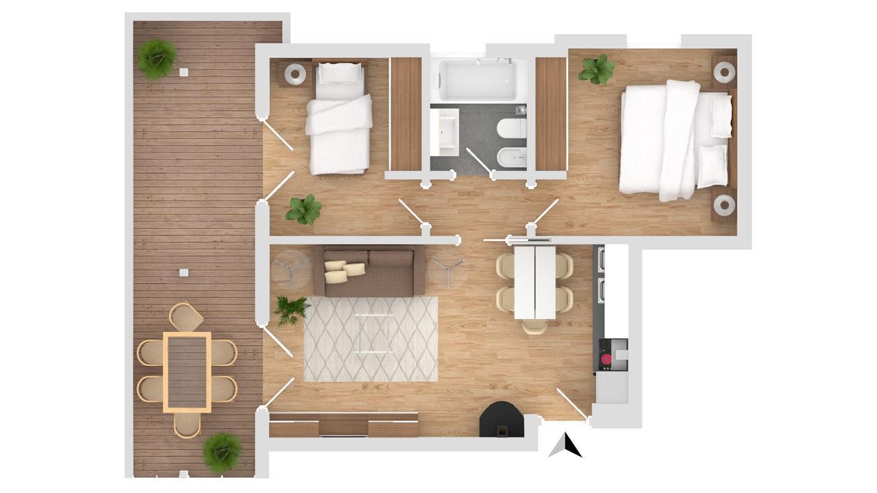 Superior Apartment mit 2 Schlafzimmern