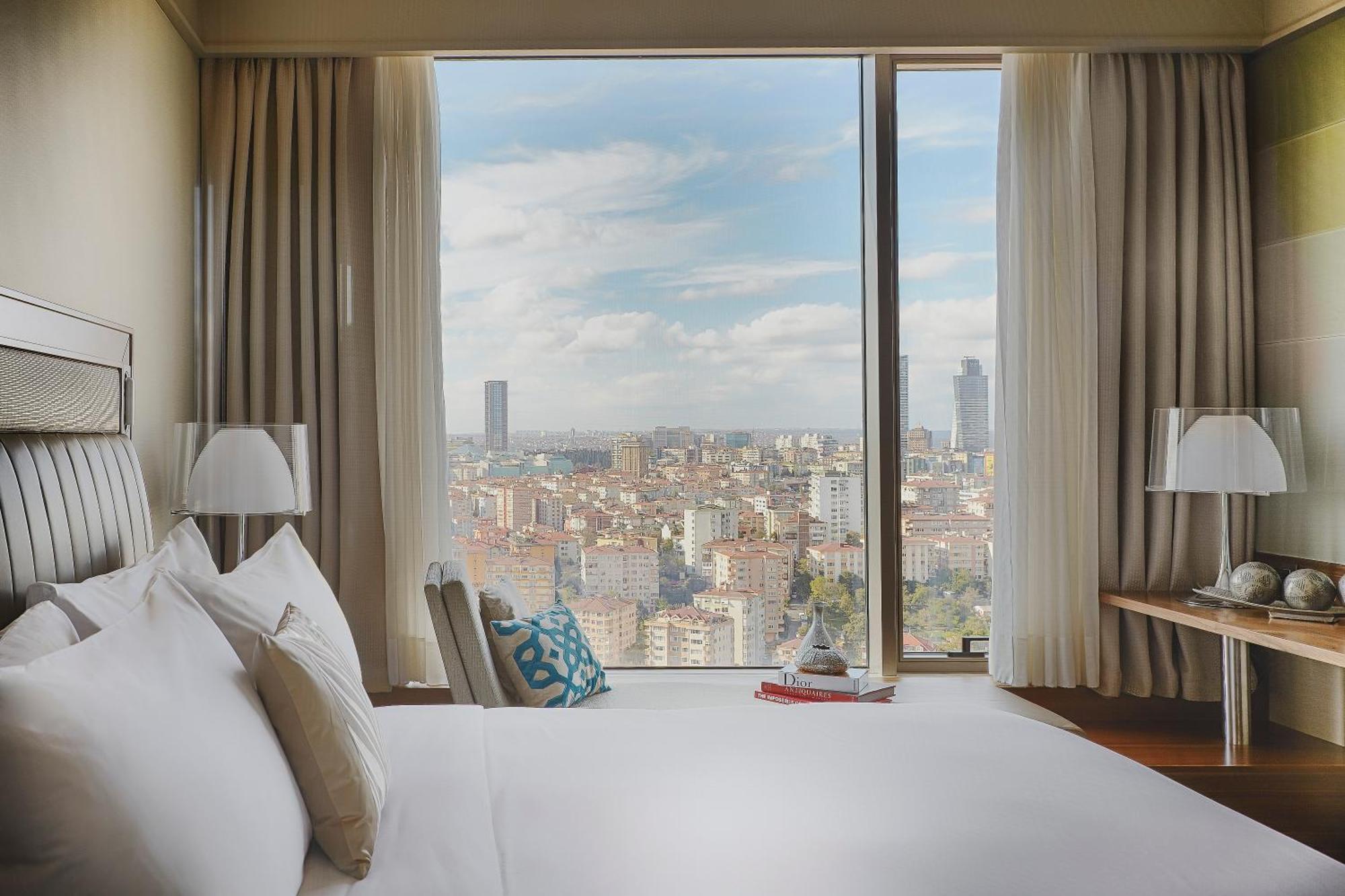Deluxe Zweibettzimmer mit Stadtblick
