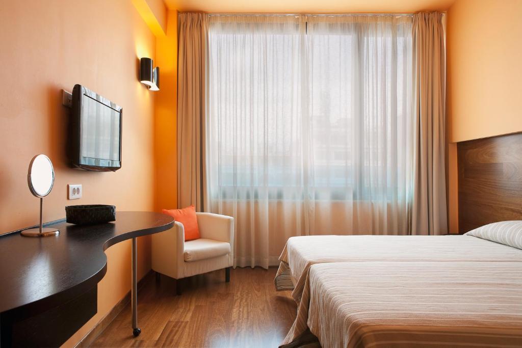 Doppel-/Zweibettzimmer mit Blick auf die Akropolis