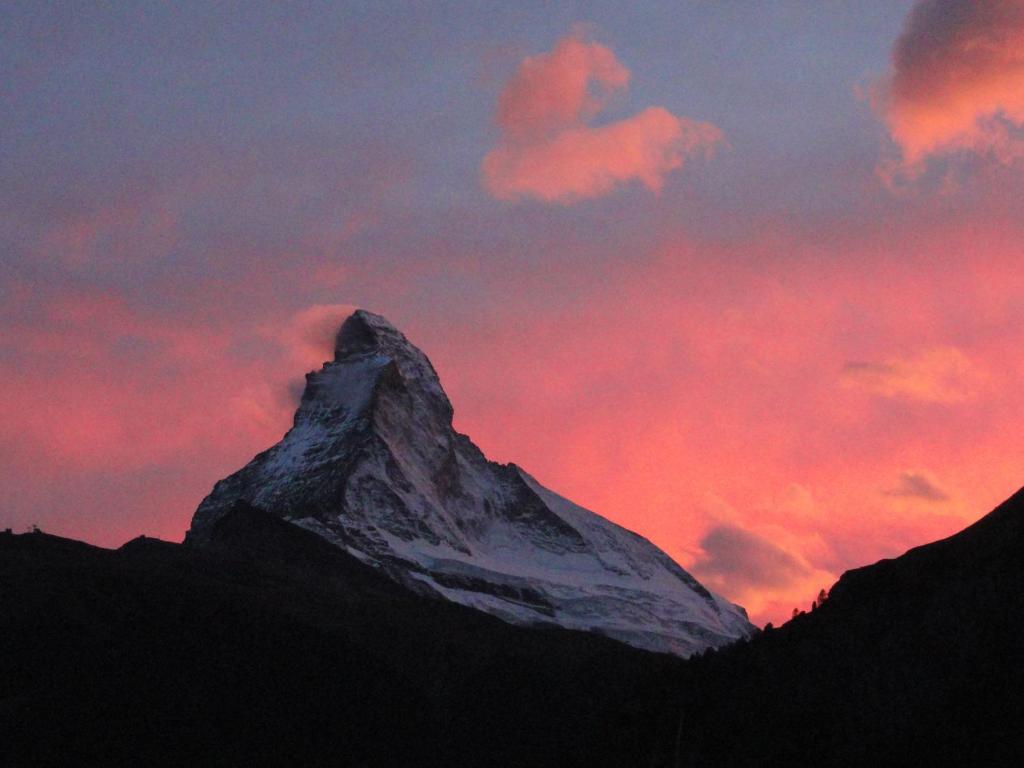 Apartment (3 Erwachsene) mit Blick auf das Matterhorn