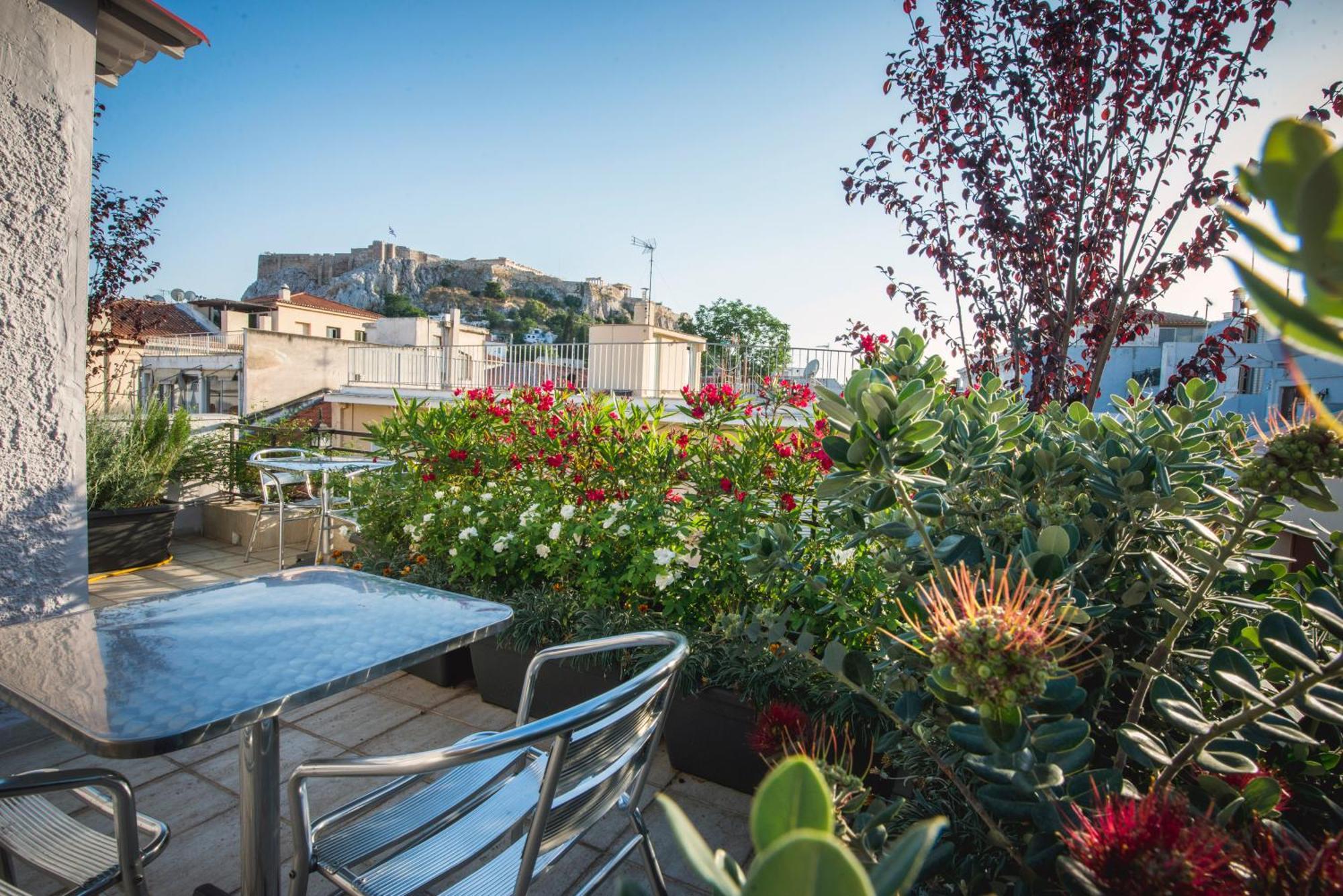 Studio mit Blick auf die Akropolis