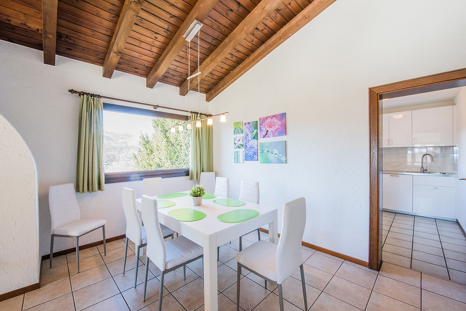 Ferienwohnung mit Bergblick und Klimaanlage
