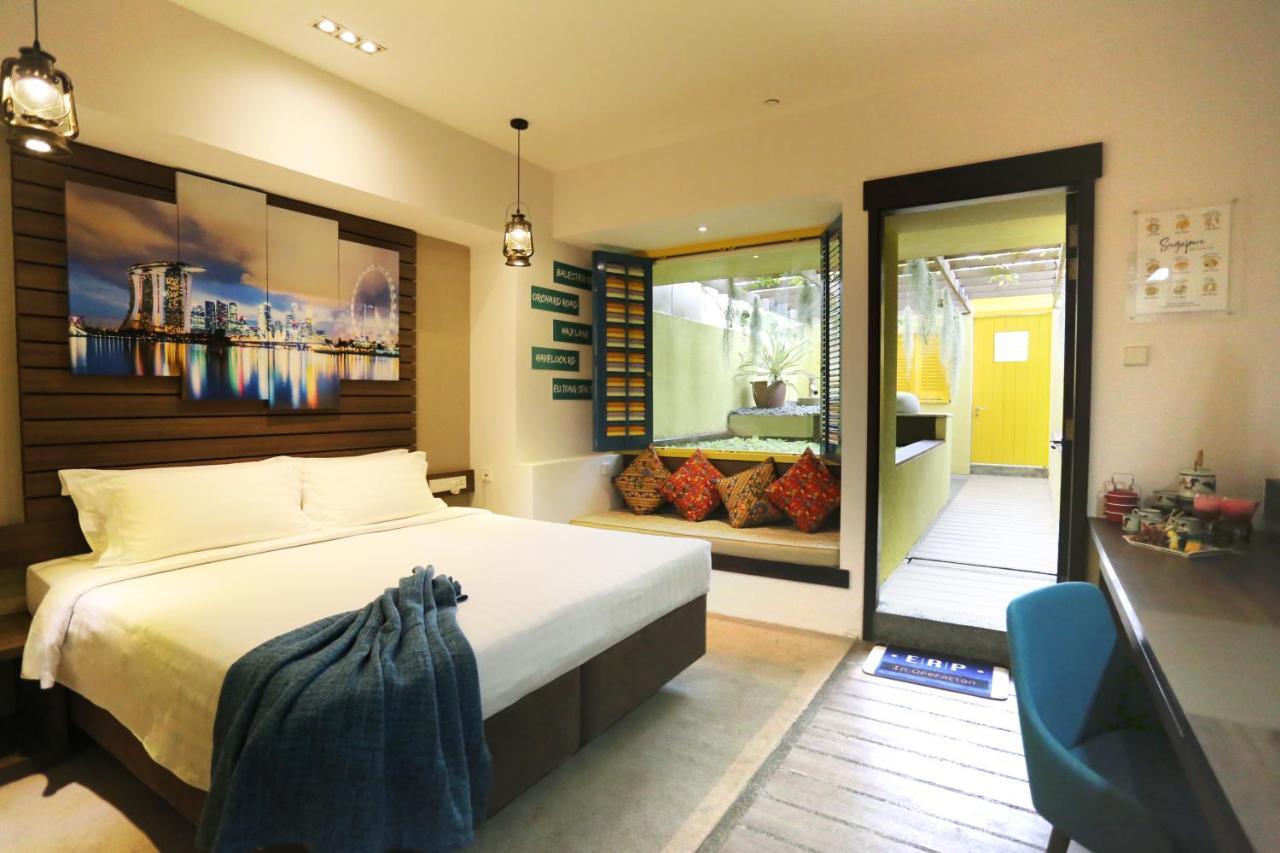 Themen-Clubzimmer mit Innenhof und Zugang zur Lounge