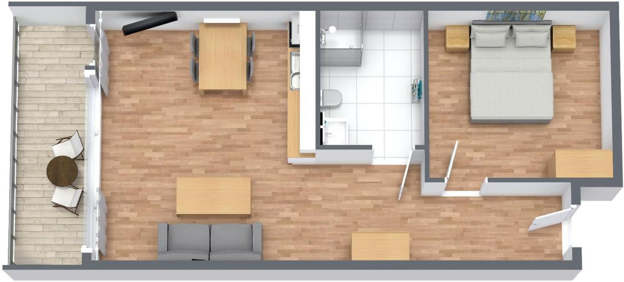 Standard Apartment mit 1 Schlafzimmer