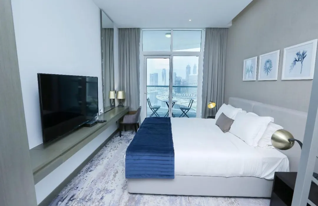 Damac Maison Prive Deluxe Studio With Water Canal View-1