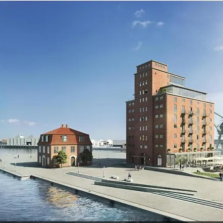Appartment Ferienwohnung mit großer Terrasse Ohlerich Speicher Wismar-3