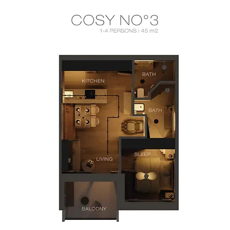 The Black Eagle Luxury Appartements-2