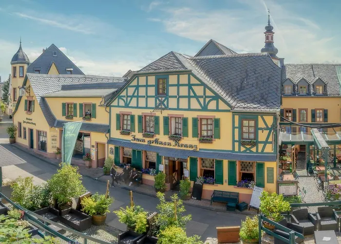 Weinhotel des Riesling Zum Grünen Kranz Rüdesheim am Rhein