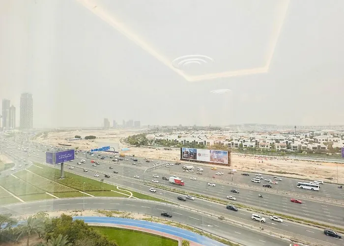 Upscale Apartment At Oval Tower Near Downtown With Balcony And Parking By Belvilla Dubai