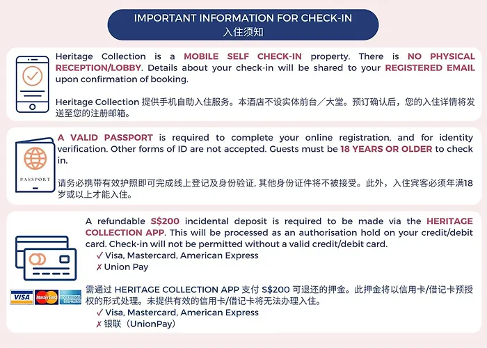 Heritage Collection On Chinatown - Mobile App Check-In Singapur